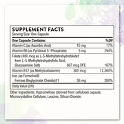 Ferrasorb Iron Complex – Iron Supplement with Bioavailable Bisglycinate & B Vitamins
