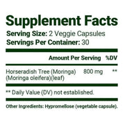 Moringa Leaf Powder Capsules – Antioxidant, Energy & Daily Vitality Support
